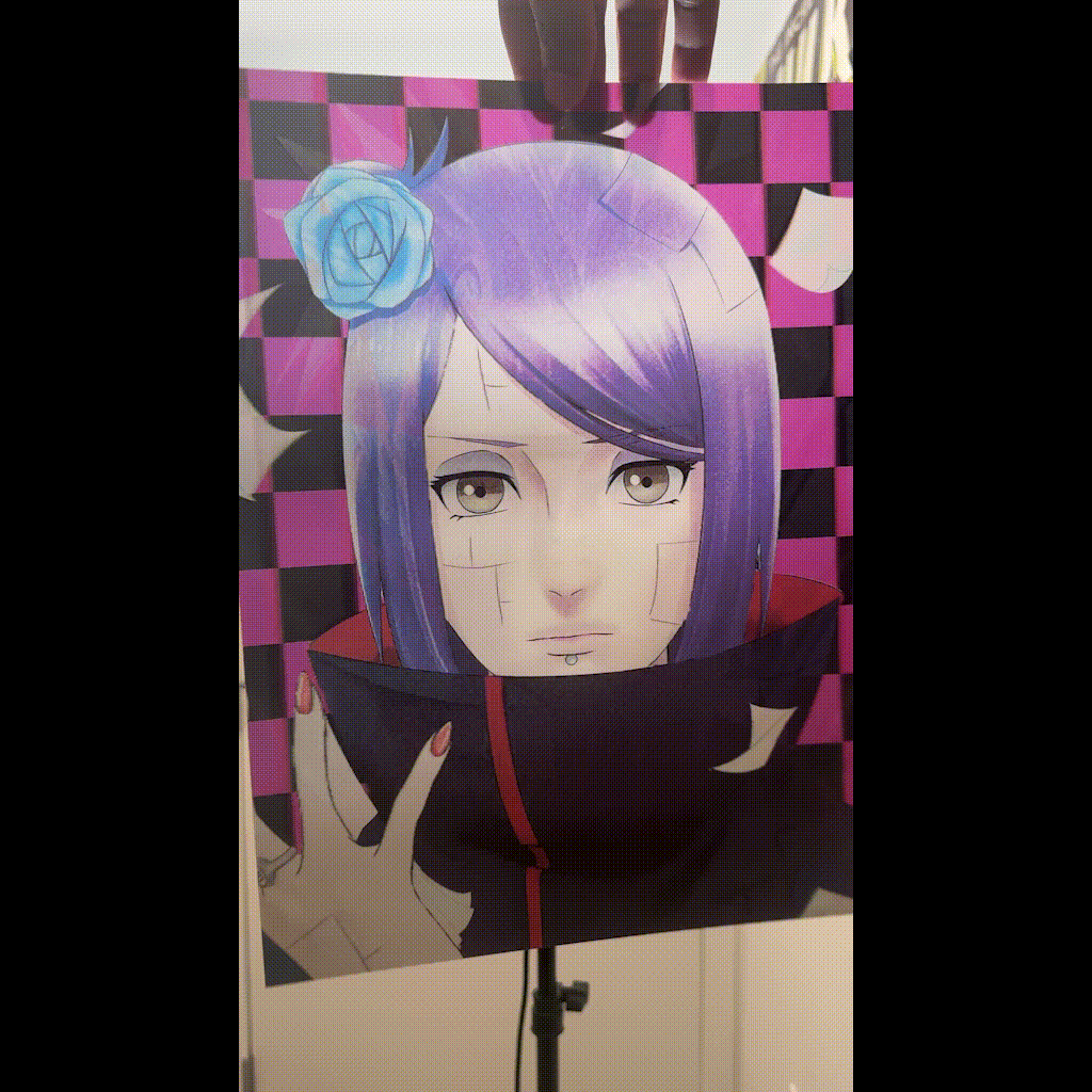 Nagato, Pain & Konan 3D Anime Poster