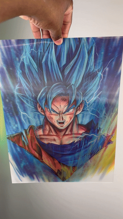 DBZ | Blue/Yellow/White Goku