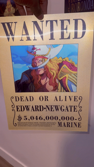ONE PIECE | WANTED ROGER,NEWGATE AND SHANKS