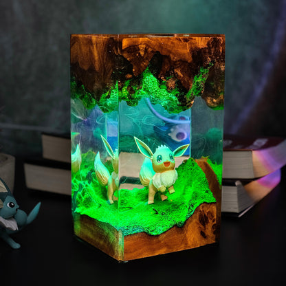 The Infinite Fox: Evolution Path Resin Lamp