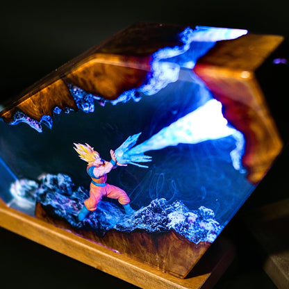 Legendary Saiyan: The Ultimate Transformation Resin Lamp