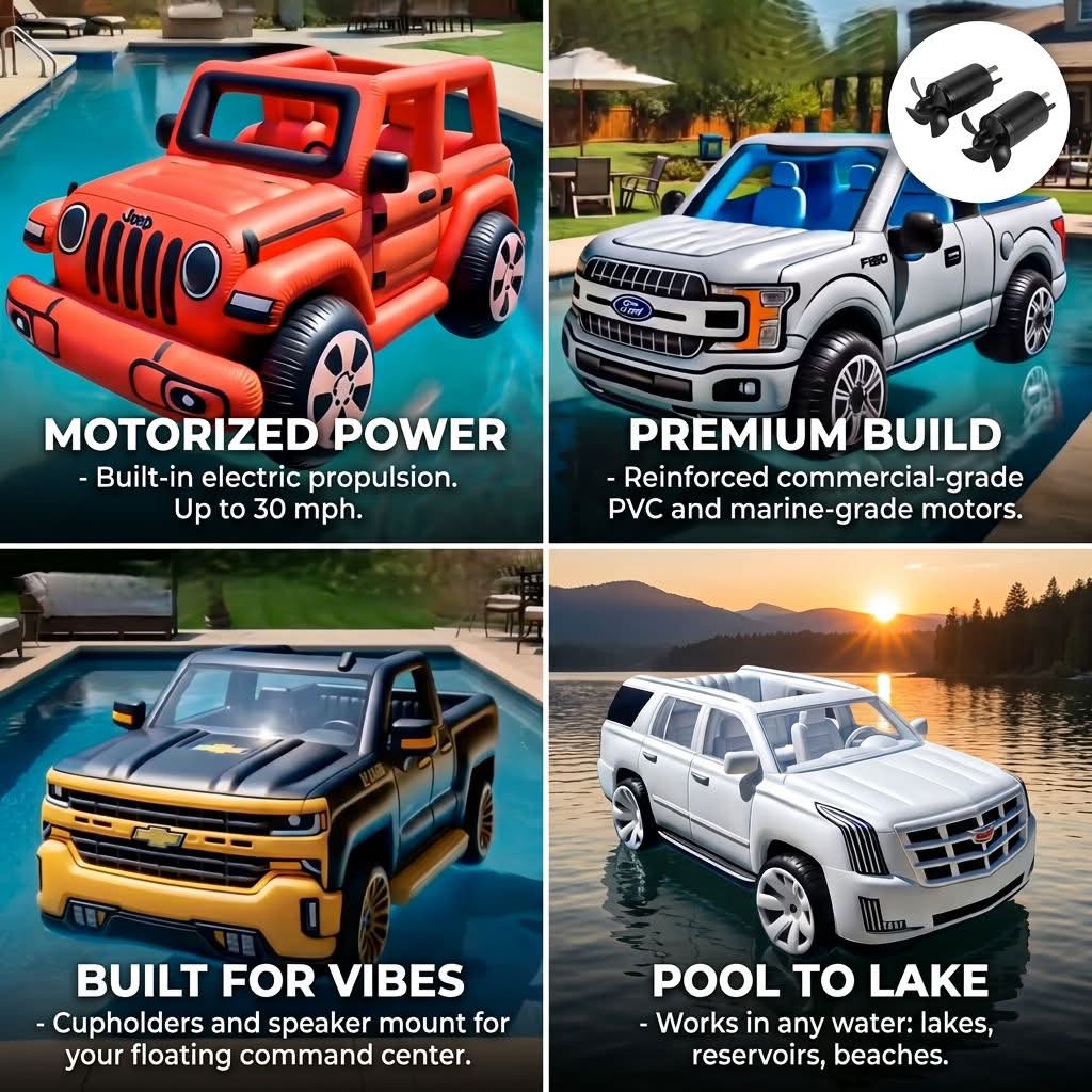 MyTruckFloaties™ - Inflatable Floaties