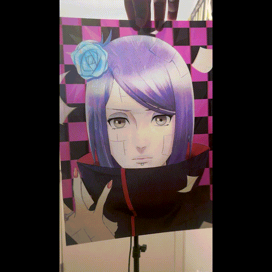 Nagato, Pain & Konan 3D Anime Poster